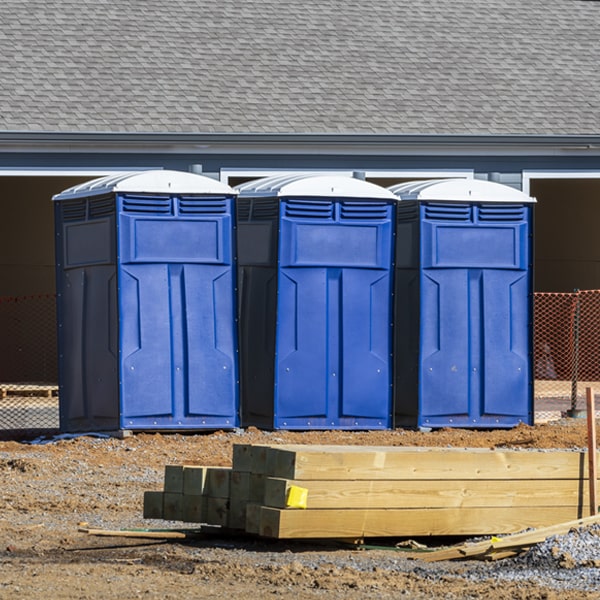 what is the cost difference between standard and deluxe portable toilet rentals in Hammonton NJ